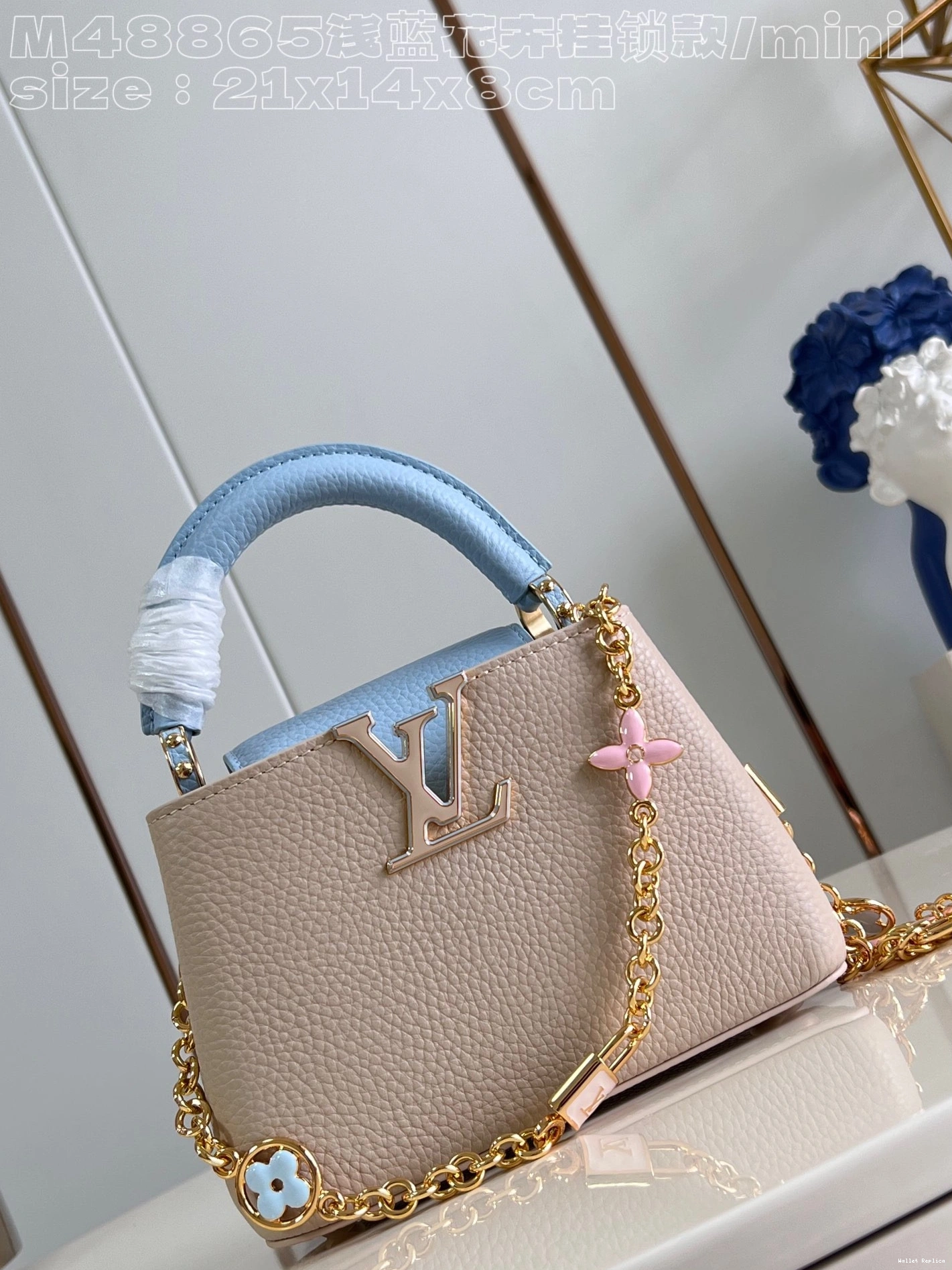 Affordable LOUIS CAPUCINES VUITTON MINI-21*14*8CM 0719